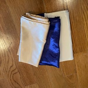 Handcrafted silk pocket squares